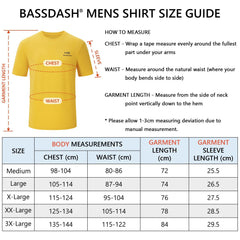 Men's UPF 50+ Short Sleeve T-Shirts FS27M - Bassdash