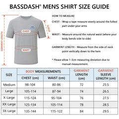 Men's UPF 50+ Short Sleeve T-Shirts FS27M - Bassdash