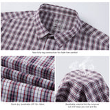 Men's UPF 50+ Plaid Short Sleeve Button Down Shirt