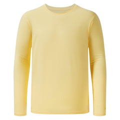 Men's UPF 50+ Cotton Blend Long Sleeve T-Shirts - Bassdash