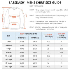 Men's UPF 50+ Cotton Blend Long Sleeve T-Shirts - Bassdash