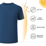 Men's UPF 50+ Cotton Blend Short Sleeve T-Shirts