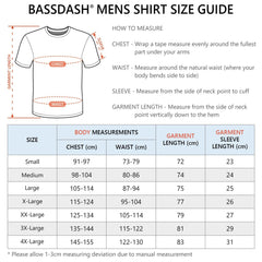 Men's UPF 50+ Cotton Blend Short Sleeve T-Shirts - Bassdash