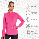 Women’s UPF 50+ LS Hoodie Shirt