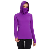 Women's UPF 50+ Mask Hoodie Shirt