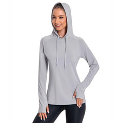 Women’s UPF 50+ LS Hoodie Shirt - Bassdash