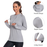 Women’s UPF 50+ LS Hoodie Shirt