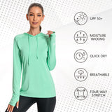 Women’s UPF 50+ LS Hoodie Shirt