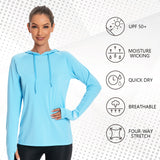 Women’s UPF 50+ LS Hoodie Shirt