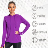 Women’s UPF 50+ LS Hoodie Shirt