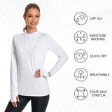 Women’s UPF 50+ LS Hoodie Shirt