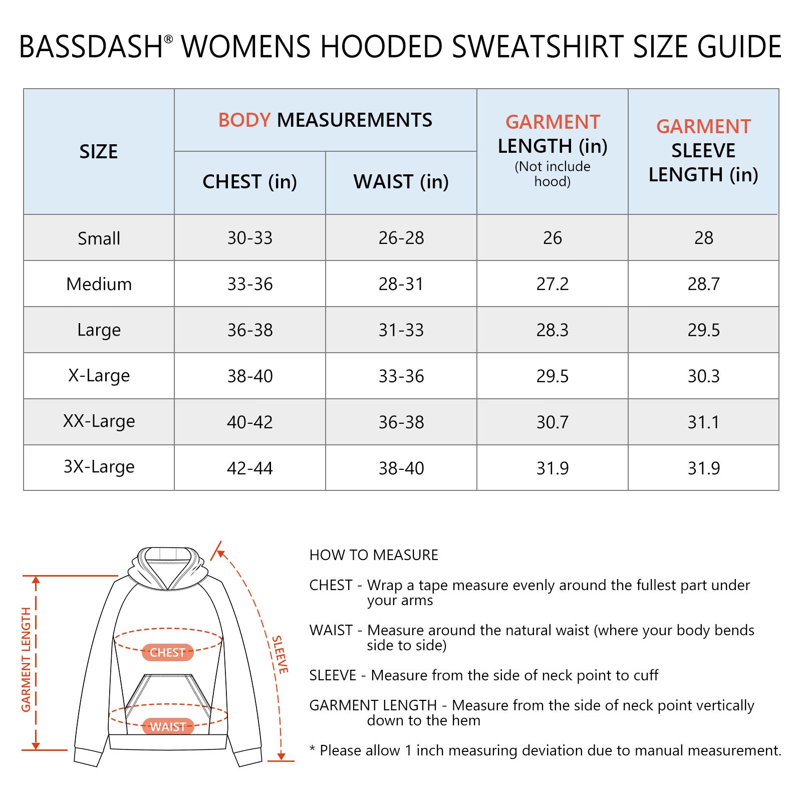 BASSDASH Women’s Fleece Hoodie with Neck Gaiter - Bassdash