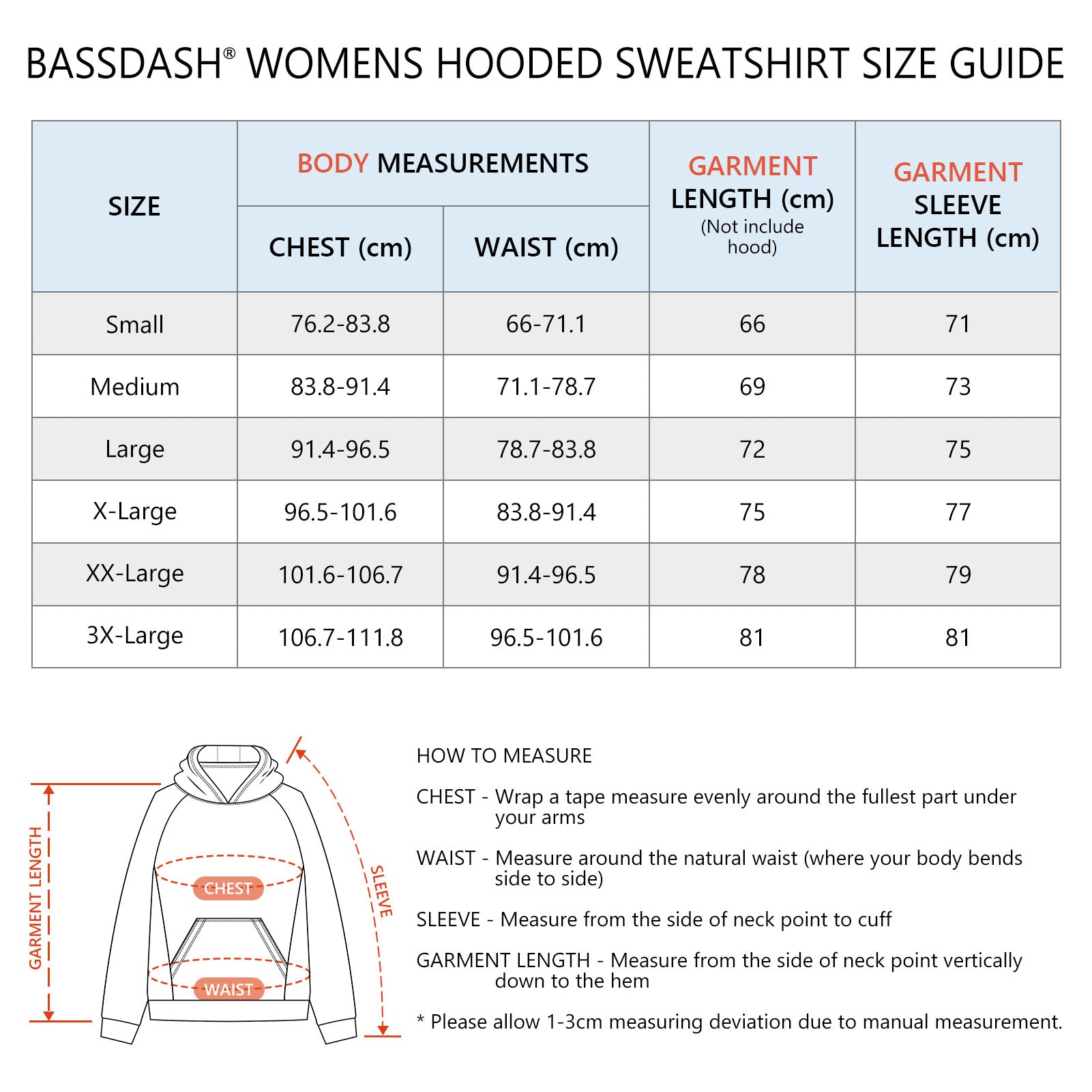 BASSDASH Women’s Fleece Hoodie with Neck Gaiter - Bassdash