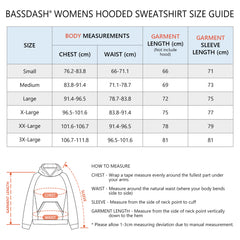 BASSDASH Women’s Fleece Hoodie with Neck Gaiter - Bassdash