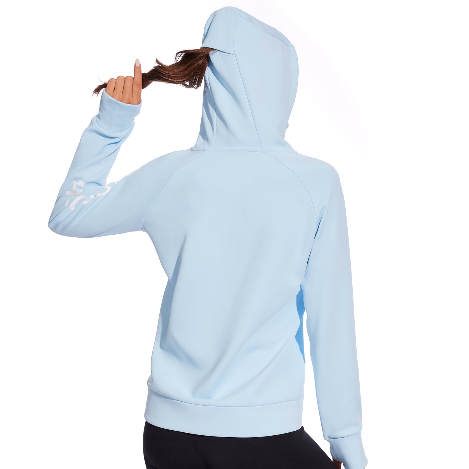 BASSDASH Women’s Fleece Hoodie with Neck Gaiter - Bassdash