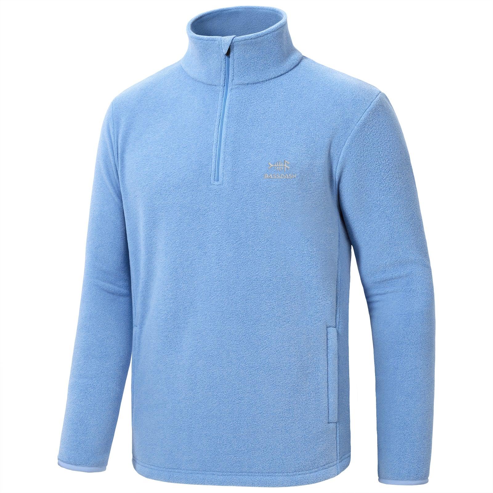 1/4 Zip Polar Fleece Pullover - Bassdash