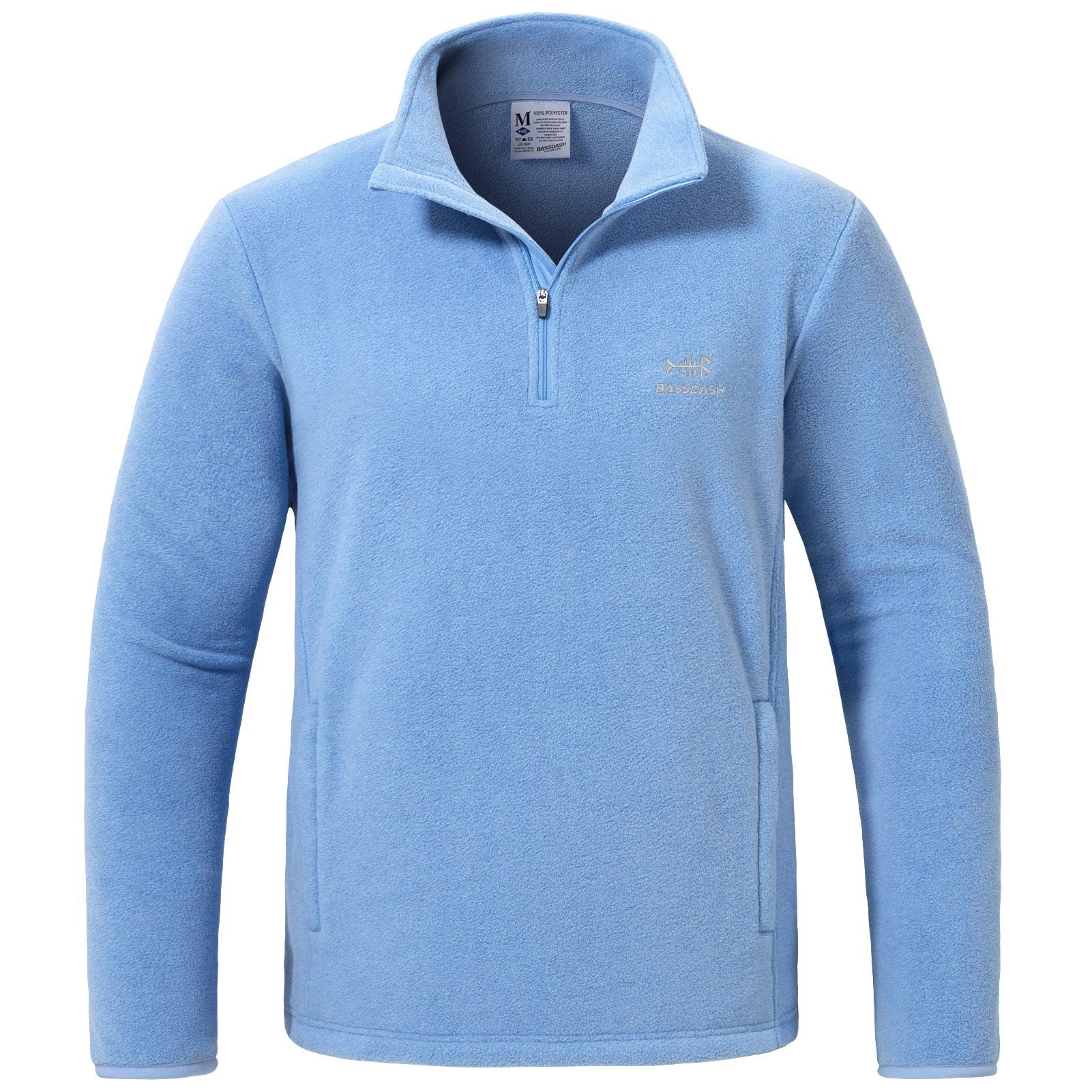 1/4 Zip Polar Fleece Pullover - Bassdash