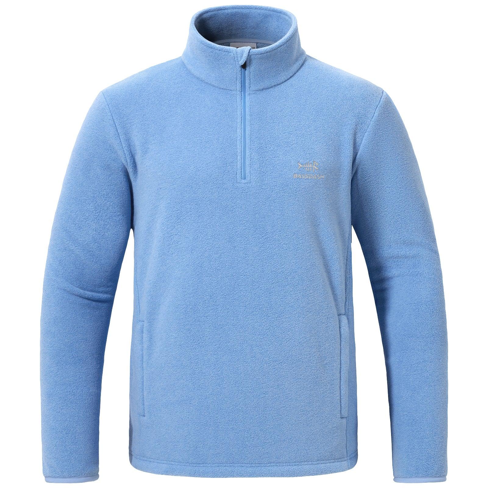 1/4 Zip Polar Fleece Pullover - Bassdash