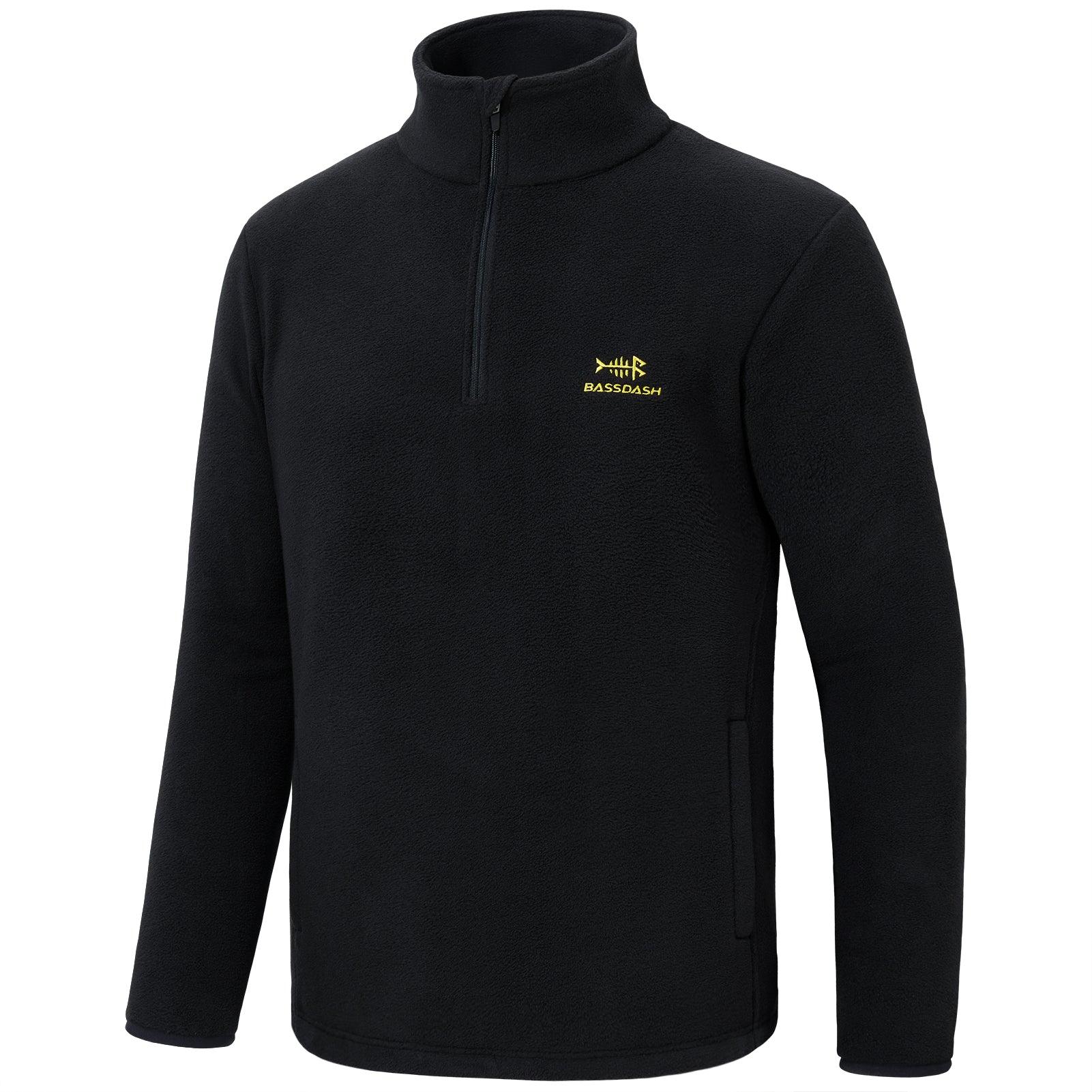 1/4 Zip Polar Fleece Pullover - Bassdash