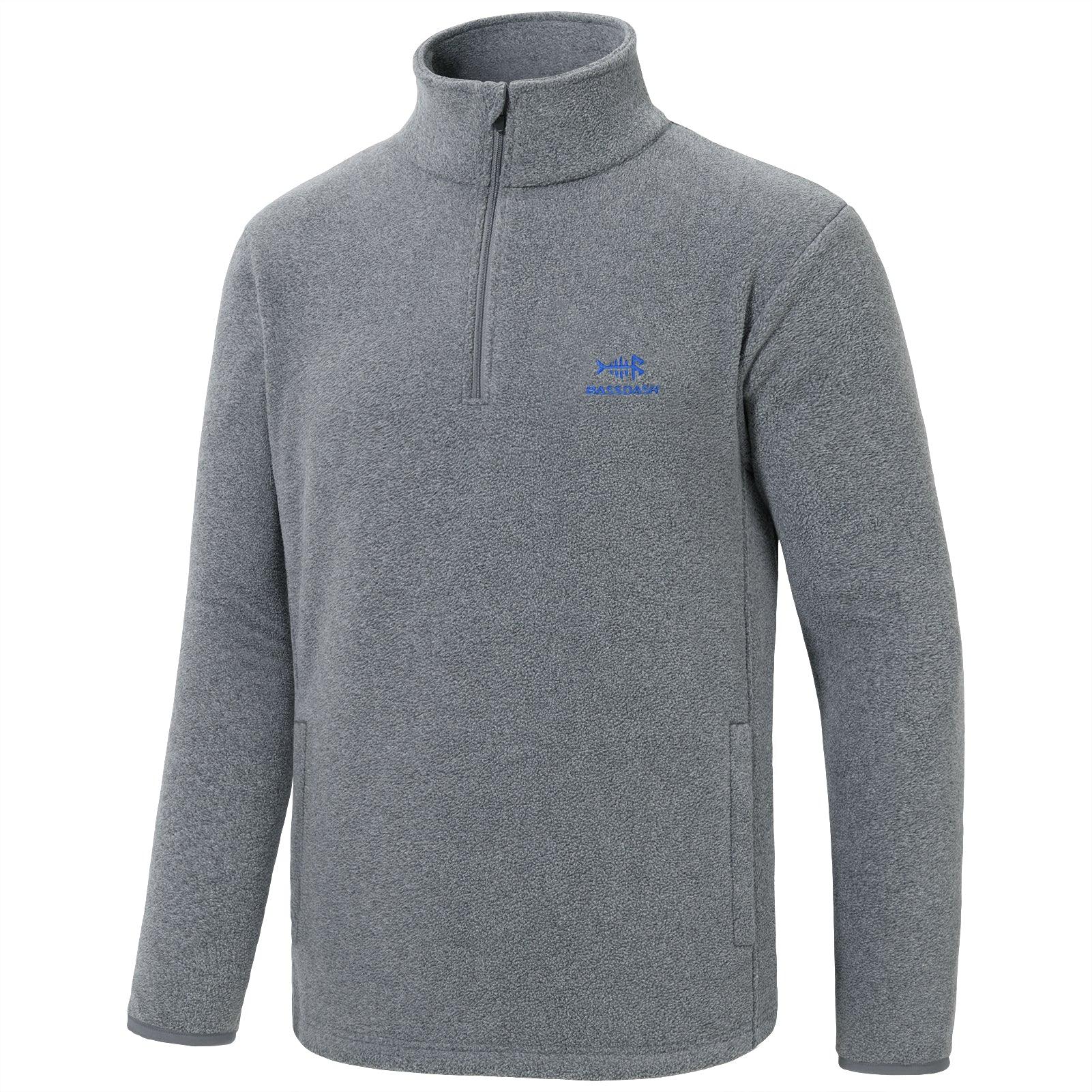 1/4 Zip Polar Fleece Pullover - Bassdash