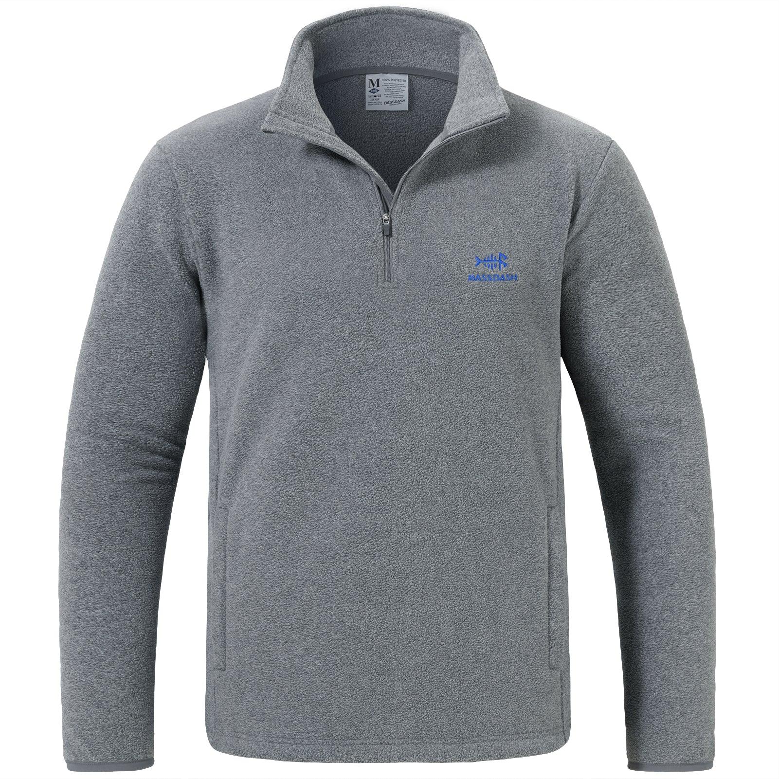 1/4 Zip Polar Fleece Pullover - Bassdash