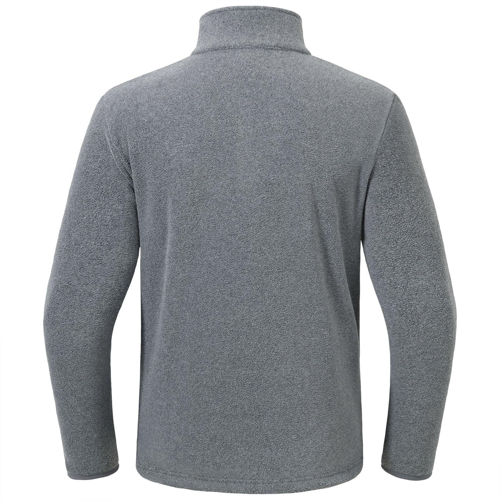 1/4 Zip Polar Fleece Pullover - Bassdash