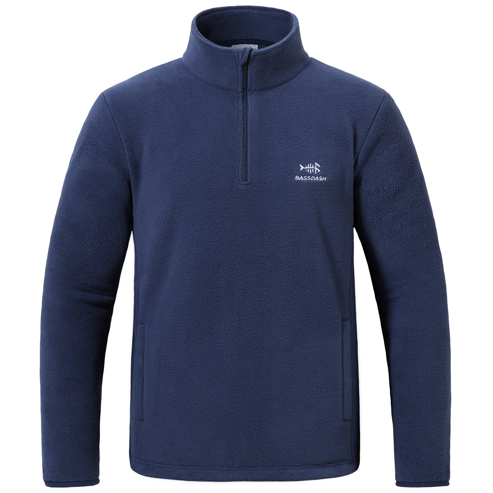 1/4 Zip Polar Fleece Pullover - Bassdash