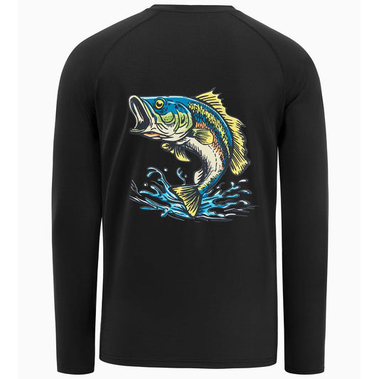 Men’s Fish Graphic Long Sleeve T-Shirts - Bassdash