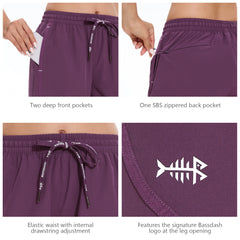 Women's 5” UPF 50 + Water Resistant Fishing Shorts FP05W