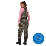 Women Desolve Bare Camo Neoprene Waders with 600g Insulated Rubber Boots