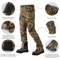 WALKER Breathable Waterproof Hunting Pants for men - Bassdash