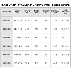 WALKER Breathable Waterproof Hunting Pants for men - Bassdash