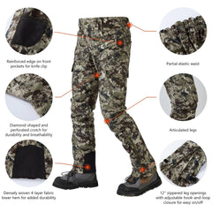 WALKER Breathable Waterproof Hunting Pants for men - Bassdash