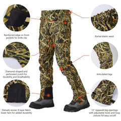 WALKER Breathable Waterproof Hunting Pants for men - Bassdash