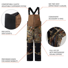 Men’s Splice II Insulated Hunting Bibs - Bassdash