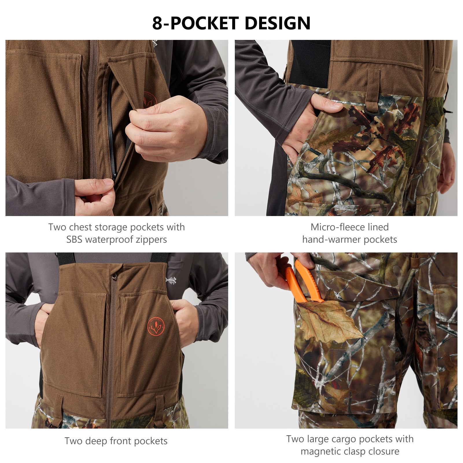 Men’s Splice II Insulated Hunting Bibs - Bassdash