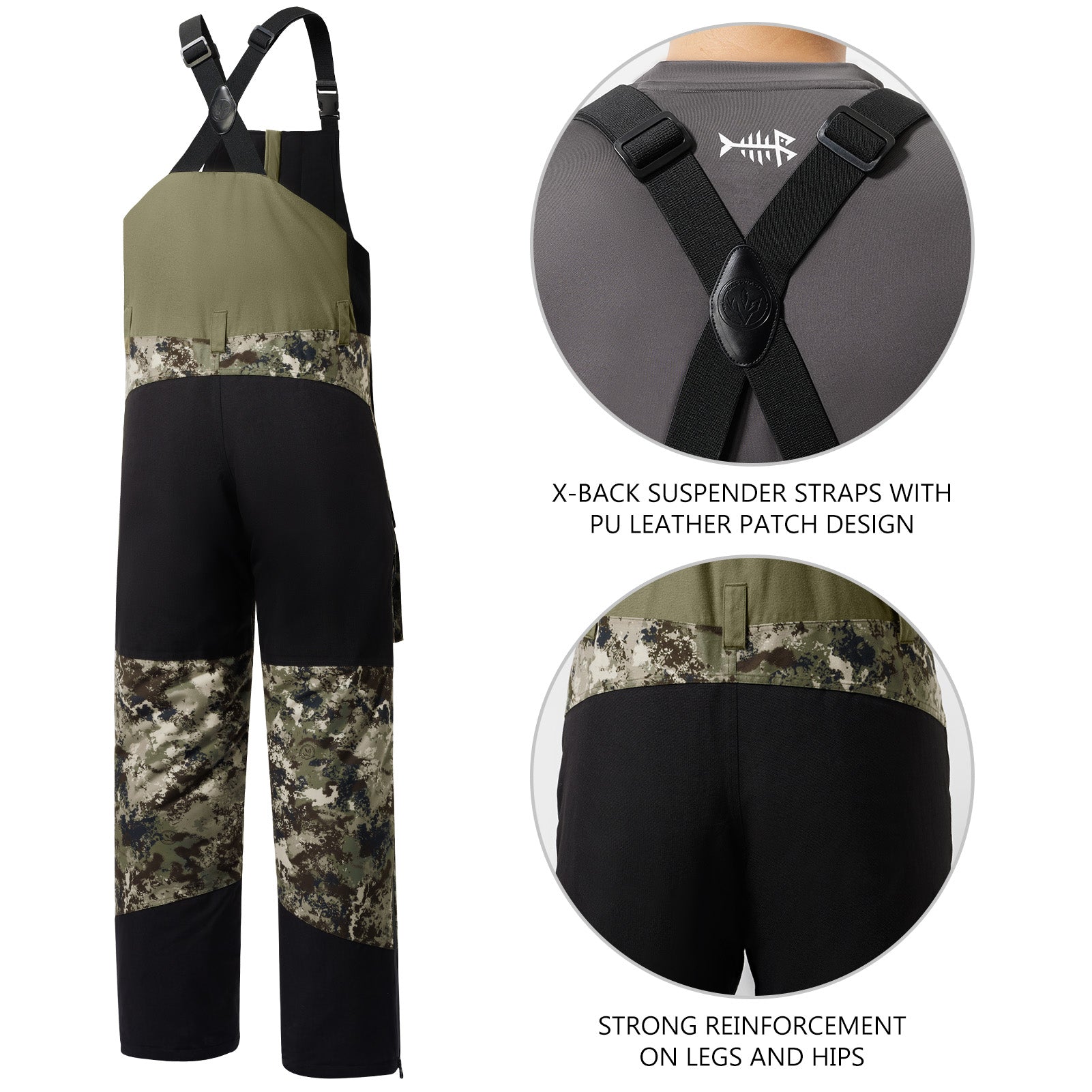 Men’s Splice II Insulated Hunting Bibs - Bassdash