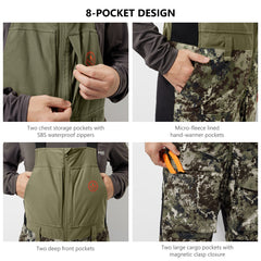 Men’s Splice II Insulated Hunting Bibs - Bassdash