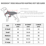 Insulated Dog winter Vest for hunting