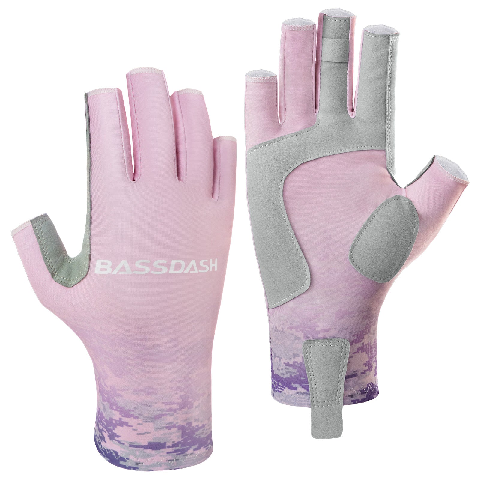 Drasry UV Protection Fishing Fingerless Gloves Men Women UPF 50+ SPF Gloves  for Fishing Kayak Paddling Hiking Sailing Rowing Sun Gloves (XL, Purple -  Storm), Fishing Gloves -  Canada