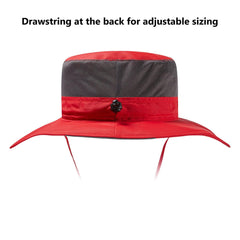 Unisex UPF 50+ Wide Brim Bucket Hat with Detachable Neck Flap FH02 - Bassdash