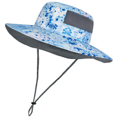 Unisex UPF 50+ Wide Brim Bucket Hat with Detachable Neck Flap FH02 - Bassdash