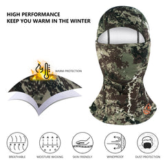 Winter Balaclava Fleece Ninja Hood Neck Warmer - Bassdash