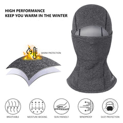 Winter Balaclava Fleece Ninja Hood Neck Warmer - Bassdash