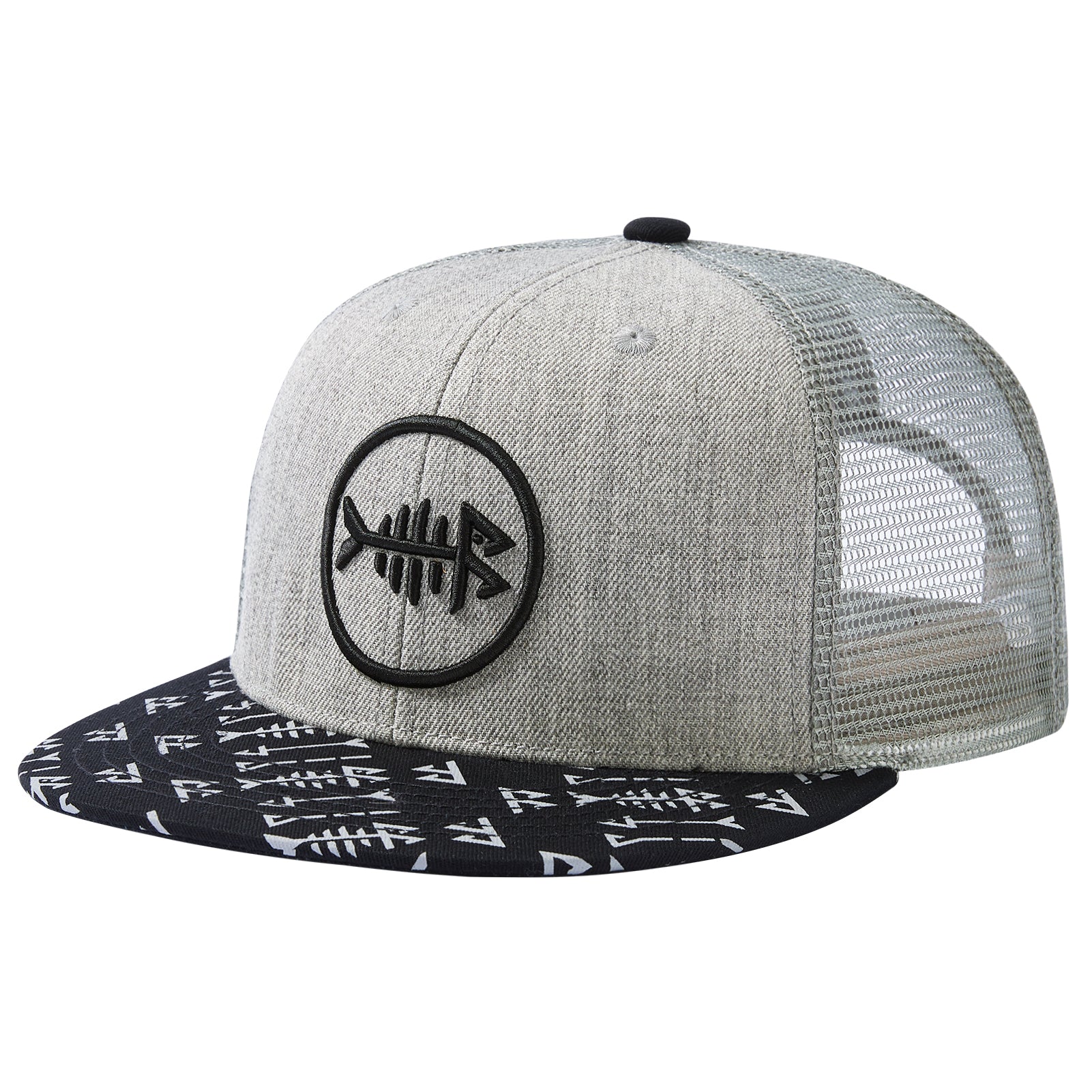 Unisex Flat Brim Trucker Cap - Bassdash