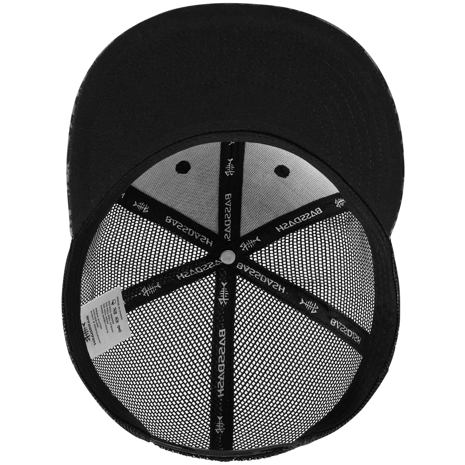 Unisex Flat Brim Trucker Cap - Bassdash