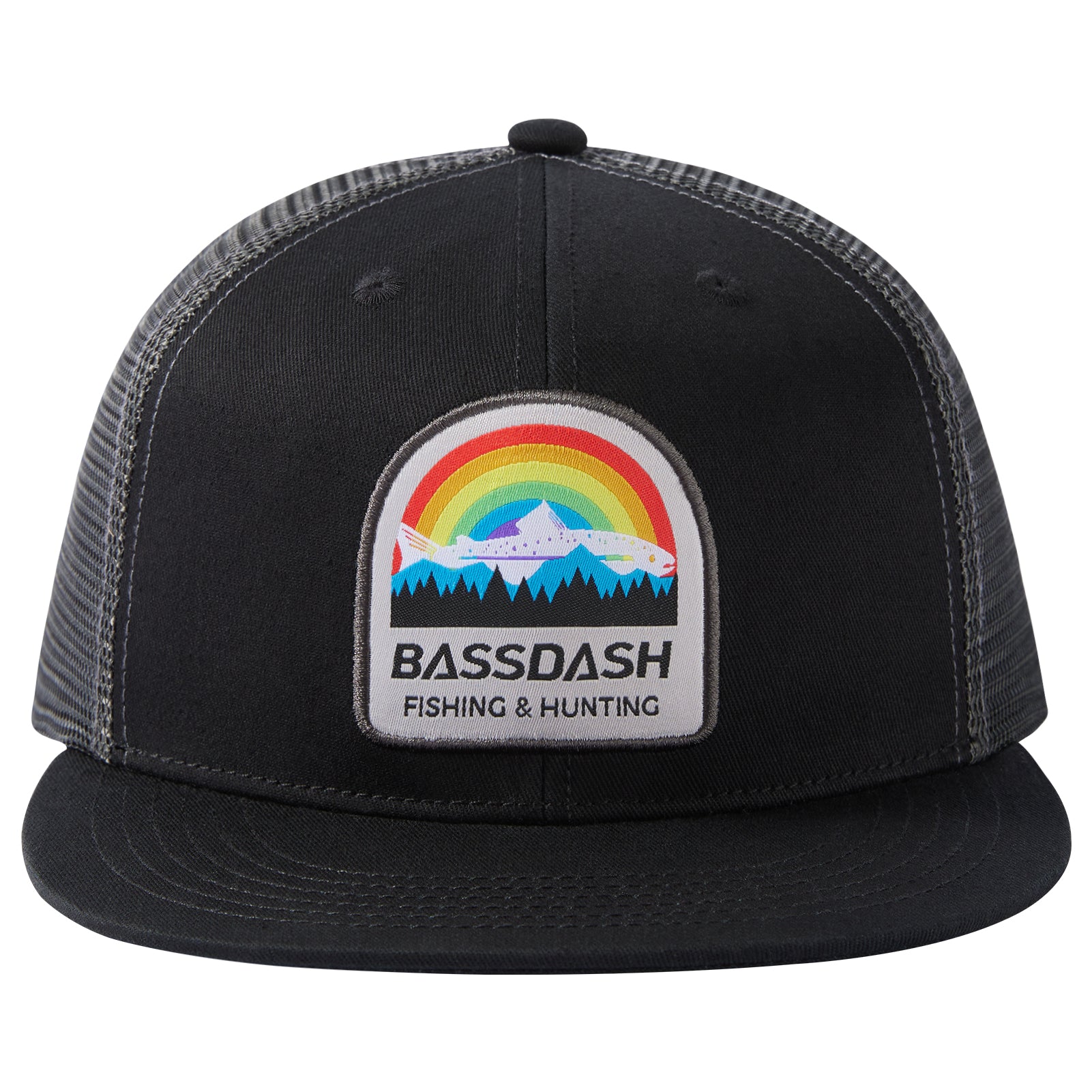 Unisex Flat Brim Trucker Cap - Bassdash