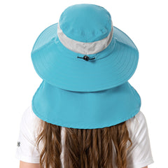 Unisex UPF 50+ Sun Hat with Face Cover & Neck Flap FH09 - Bassdash