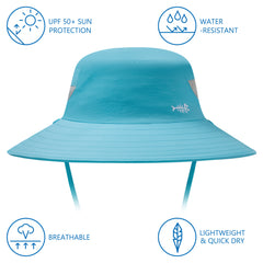 Unisex UPF 50+ Sun Hat with Face Cover & Neck Flap FH09 - Bassdash