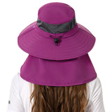 Unisex UPF 50+ Sun Hat with Face Cover & Neck Flap FH09